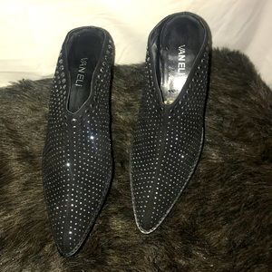 Black Van Eli Mules, New, Never worn